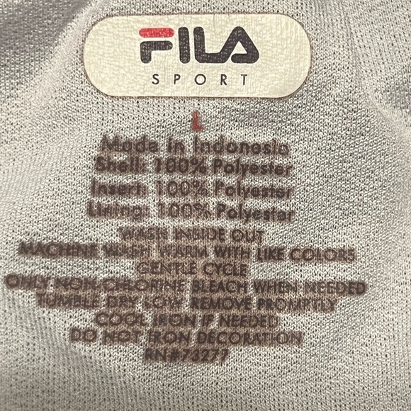 Fila Black Shorts with Pink and White Trim - Picture 3 of 4